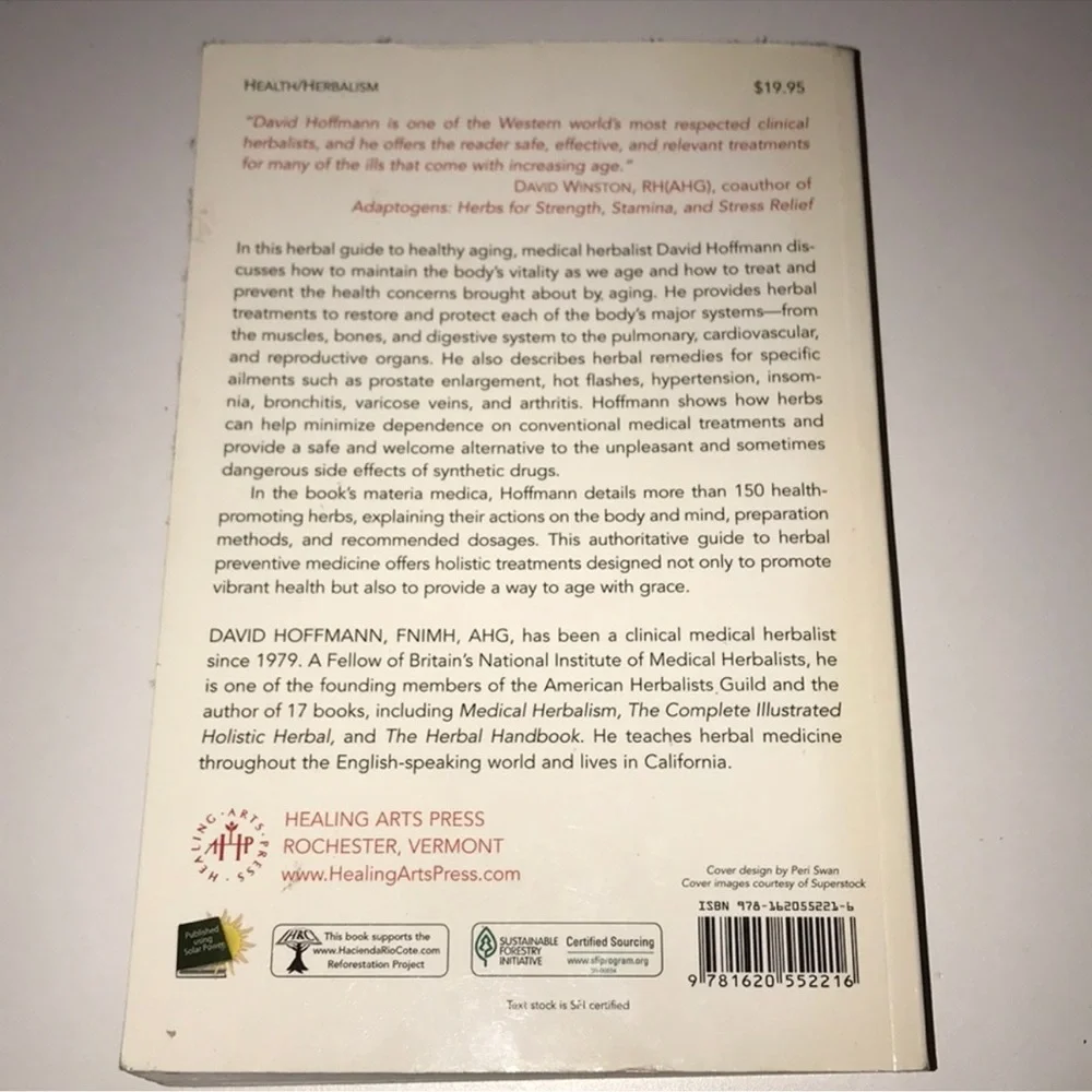 Herbs For Healthy Aging Book
